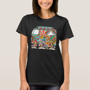 Camiseta Fungus Magic Psilocybin Mushrooms Vintage Hippie