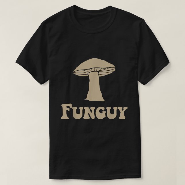 Camiseta Funguy Mushroom Pun Retro Design (Diseño del anverso)