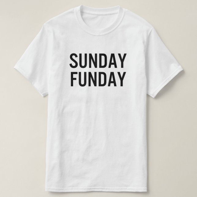 Camiseta Funicular de domingo (Diseño del anverso)