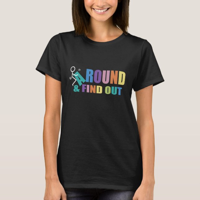 Camiseta Funk Alrededor Y Averiguar (Anverso)