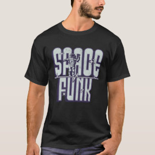 Camiseta Funk Espacial Astronauta Relajado Galaxia Astronau
