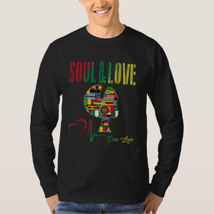Camiseta Funky Afro Soul Boogie de baile Amor Tren de los 7
