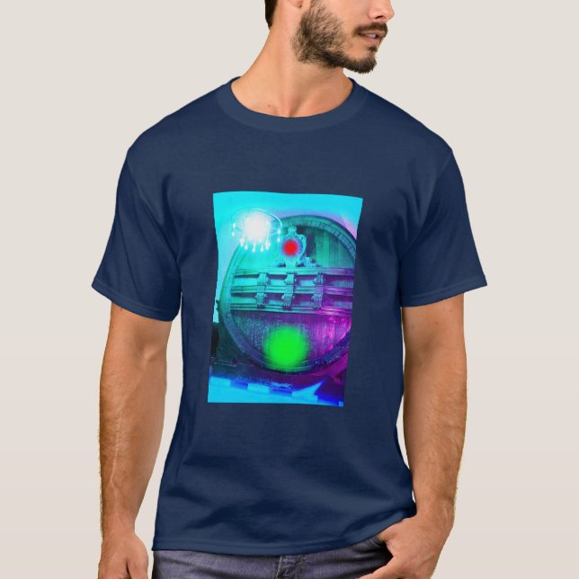 Camiseta Funky azul vault art moda (Anverso)