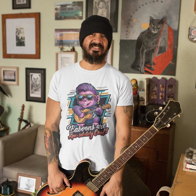 Camiseta Funky Baboon Rockstar Tee (Subido por el creador)