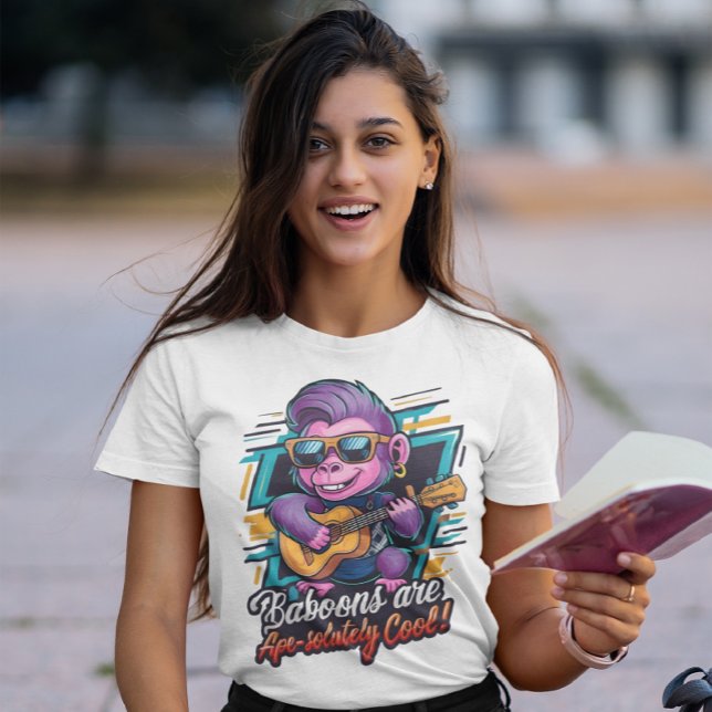 Camiseta Funky Baboon Rockstar Tee (Subido por el creador)