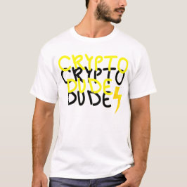 Camiseta Funky Crypto Dude Energy Power Rótulo