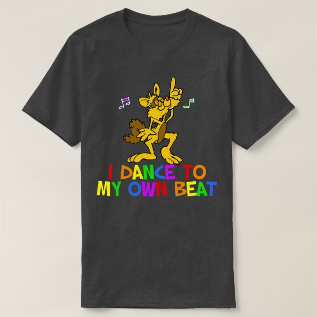 Camiseta Funky Dancing Cat (Diseño del anverso)
