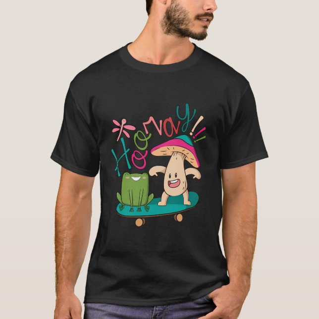 Camiseta Funky Frog Skater (Anverso)