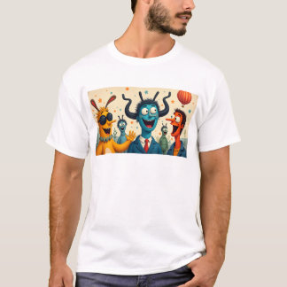 Camiseta Funky Kaiju: Arte de Monstruos de Osaka - Difunde