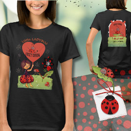 Camiseta Funky Ladybug Garden Baby Shower Winner's Prize 
