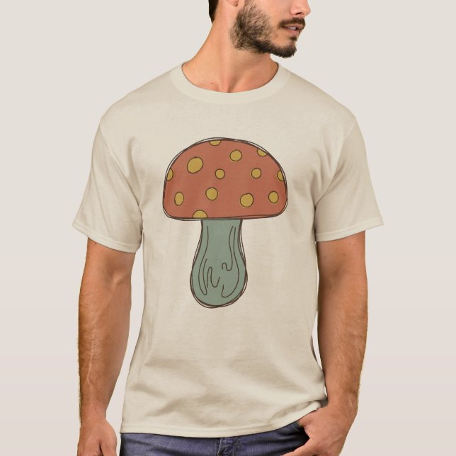 Camiseta Funky Little Forest Mushroom (Anverso)