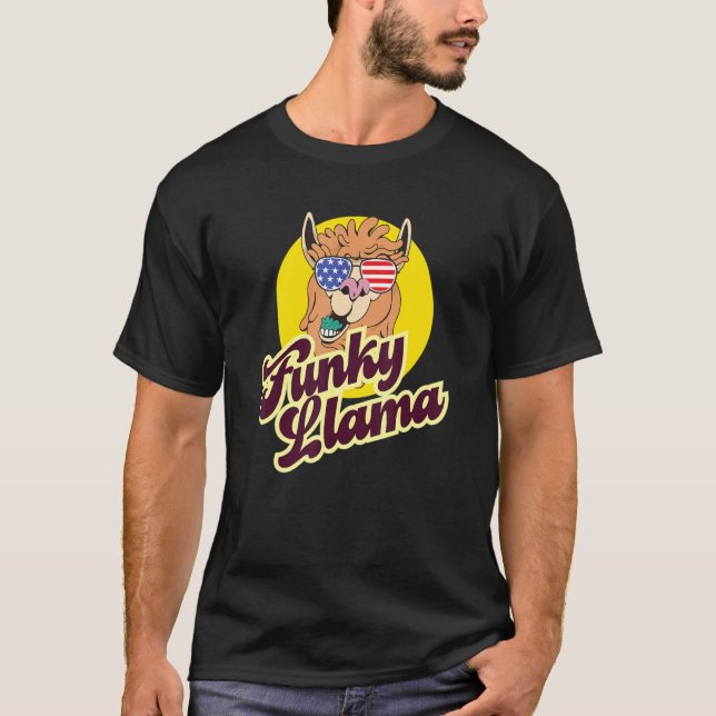 Camiseta Funky Llama Alpaca Baby Set Llama Game (Anverso)