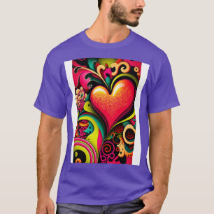 Camiseta Funky Love Heart 7