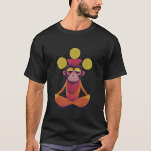Camiseta Funky Munky Meditación Mono Diseño_1
