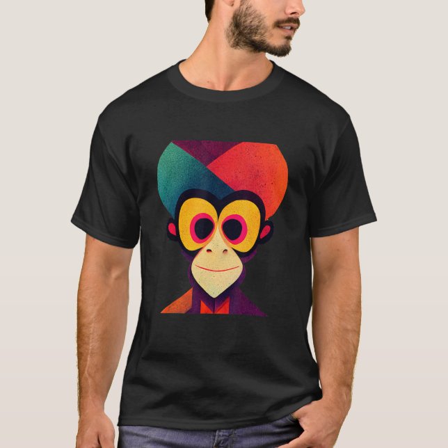 Camiseta Funky Munky Turban Monkey (Anverso)
