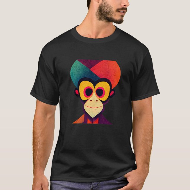 Camiseta Funky Munky Turban Monkey Premium (Anverso)