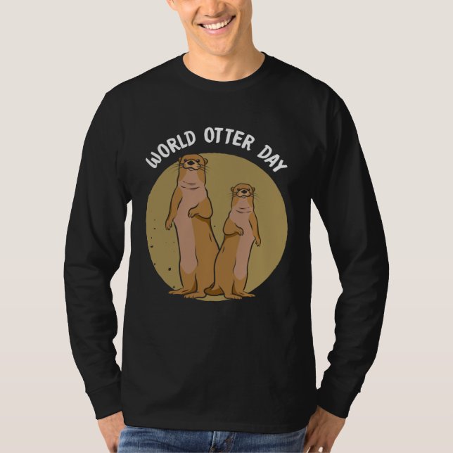 Camiseta Funky Otter  for sweet otter fans and  otters (Anverso)