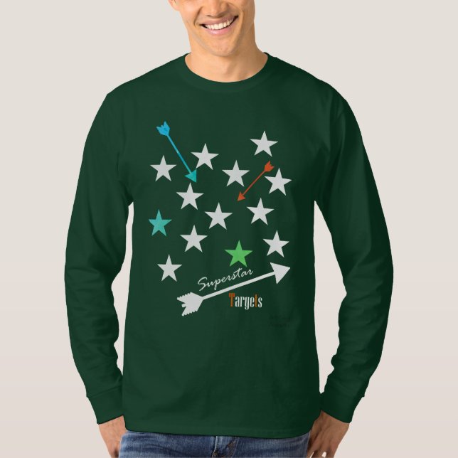 Camiseta Funky Superstar Targets Stars Arrows (Anverso)