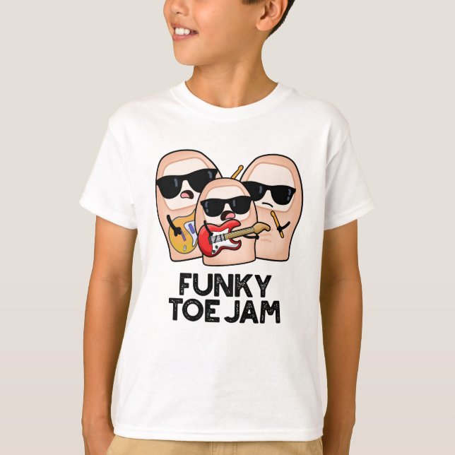 Camiseta Funky Toe Jam Funny Music Pun (Anverso)