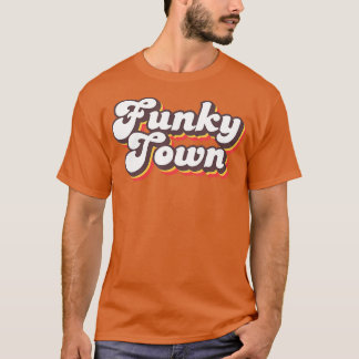 Camiseta Funky Town Roller Disco Set Retro 70 Costume F