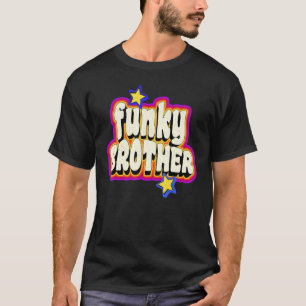 Camiseta Funky Vintage Retro 70 Funky Brother Disco Dancer
