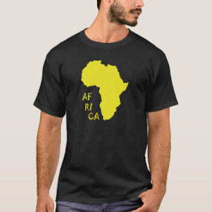 Camiseta Funky Yellow Africa Map