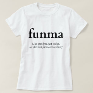 Camiseta Funma Funny Grandma Definition