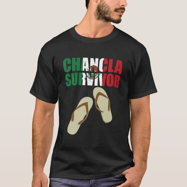 Camiseta Funn Chancla Mexicana Cinco De Mayo Sombrero (Anverso)