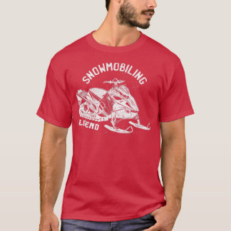 Camiseta Funn de Ilustracion Snowmobile de leyenda de moto 