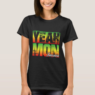 Camiseta Funn de recuerdo jamaiquino de la bandera jamaiqui