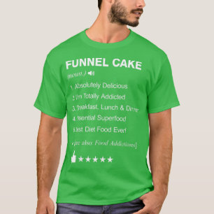 Camiseta Funnel Cake Definition Meaning  Funny 