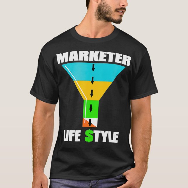 Camiseta FUNNEL LIFE STYLE Funny Marketing Gift M (Anverso)