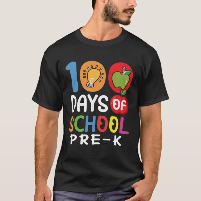 Camiseta Funny 100 Days Of School And Still Poppin 100th Pr (Anverso)