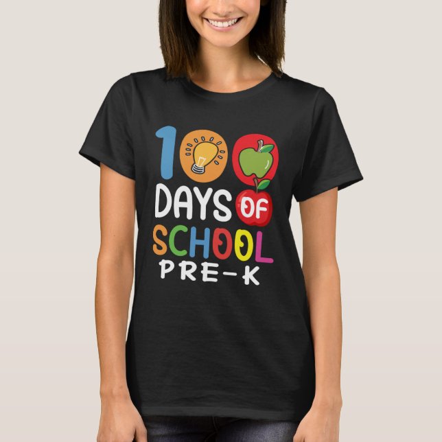 Camiseta Funny 100 Days Of School And Still Poppin 100th Pr (Anverso)