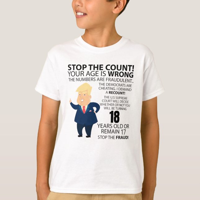 Camiseta Funny 18th Year Birthday Present Happy Birth year (Anverso)