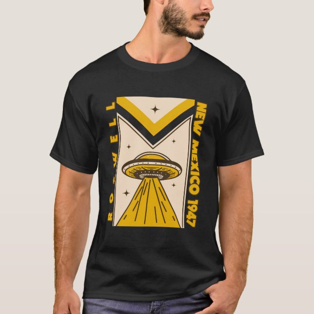 Camiseta Funny 1947 Roswell Nuevo México Ufo Nerd Geek Grap (Anverso)
