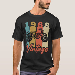 Camiseta Funny 1968 Birth Year Vintage Retro Motorcycle Bir