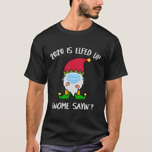 Camiseta Funny 2020 Está Harto De Los Navidades De Gnome Sa (Anverso)