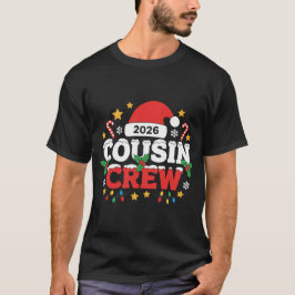 Camiseta Funny 2026 Cousin Crew Kids Family Gathering 
