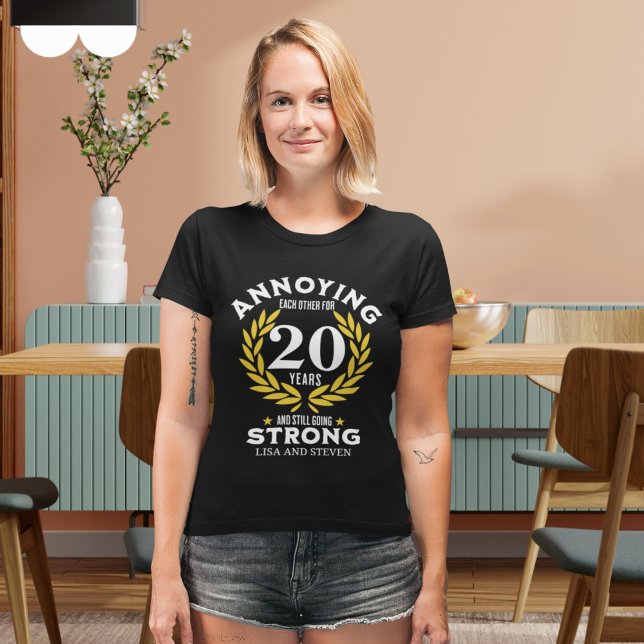 Camiseta Funny 20th Anniversary for couples (Subido por el creador)