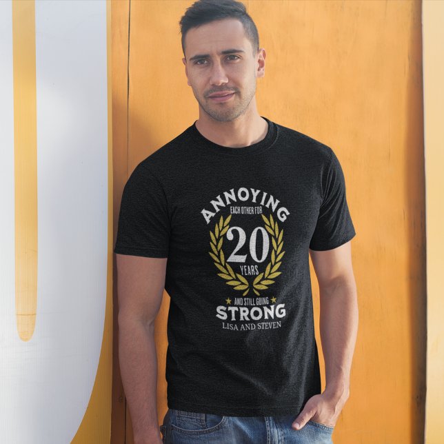 Camiseta Funny 20th Anniversary for couples (Subido por el creador)