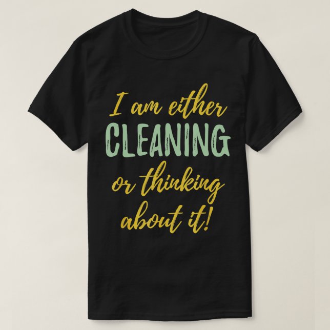 Camiseta Funny 3965 OCD Obsessive Cleaning Disorder (Diseño del anverso)