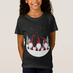 Camiseta Funny 3 nórdicos Navidades de invierno cortan suec