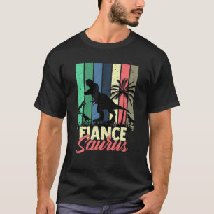 Camiseta Funny 3 Rex Fiance Saurus Family Dinosaur Fiancesa