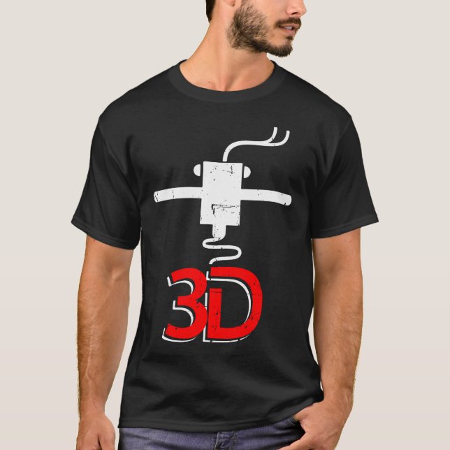 Camiseta Funny 3D Printing Rapid Prototyping Pla Filament 3