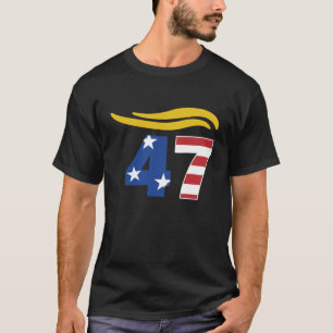 Camiseta Funny 47 Trump Hair