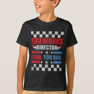 Camiseta Funny 4 De Julio Director De Fuegos Artificiales T