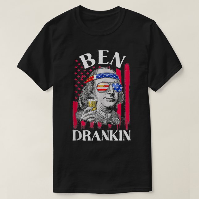 Camiseta Funny 4 de julio Hombres Estadounidenses Patriótic (Diseño del anverso)