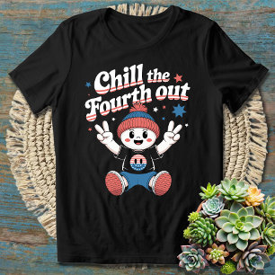 Camiseta Funny 4 de julio Patriotic Chill the Fourth Out
