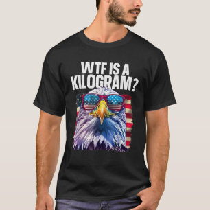 Camiseta Funny 4 de julio WTF es un águila patriótica del K